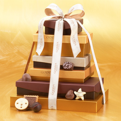 Godiva large choco stack - 6 boxes