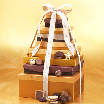 Godiva extra large choco stack - 9 boxes