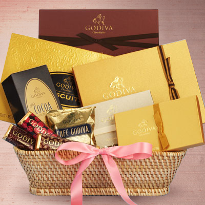 Godiva extra large assorted mix gift basket